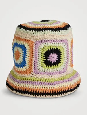Crochet Granny Square Hat