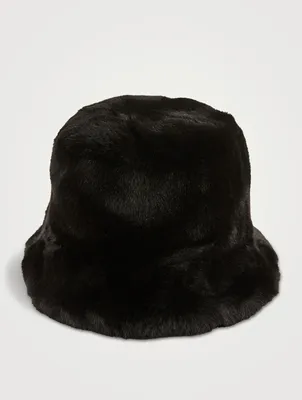 Gilly Faux Fur Bucket Hat