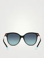 Round Sunglasses With Crystals