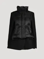 Wool x Nylon Padded Jacket