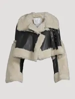 Faux Shearling Blouson
