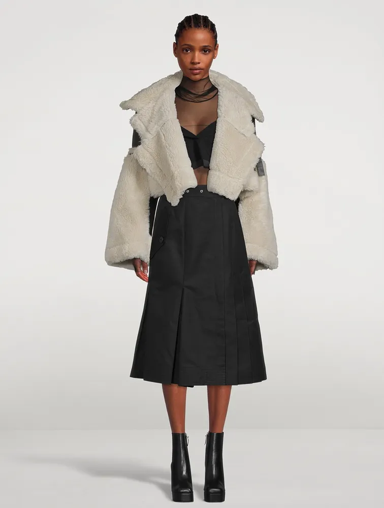 Faux Shearling Blouson