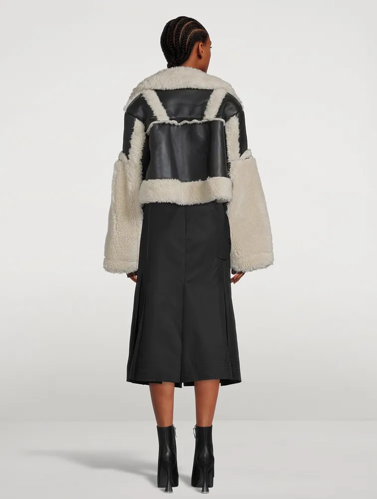 Faux Shearling Blouson