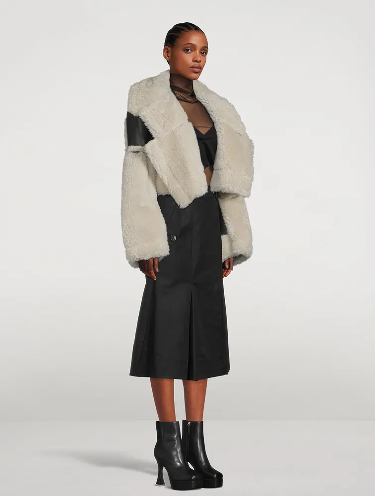 Faux Shearling Blouson
