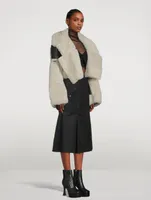Faux Shearling Blouson
