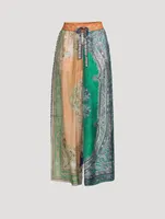 Anneke Silk Wide-Leg Pants