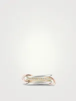 Sonny MX 18K Gold Stacked Ring With Diamonds