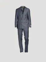 Kei Wool Double-Breasted Suit