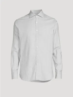 Cotton-Blend Sport Shirt
