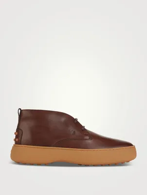 Leather Desert Boots