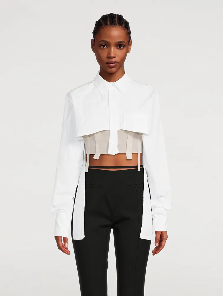 Cinta Cotton Cropped Shirt