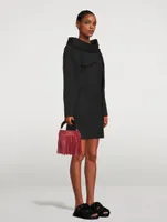 Small Venice Fringe Leather Bucket Bag