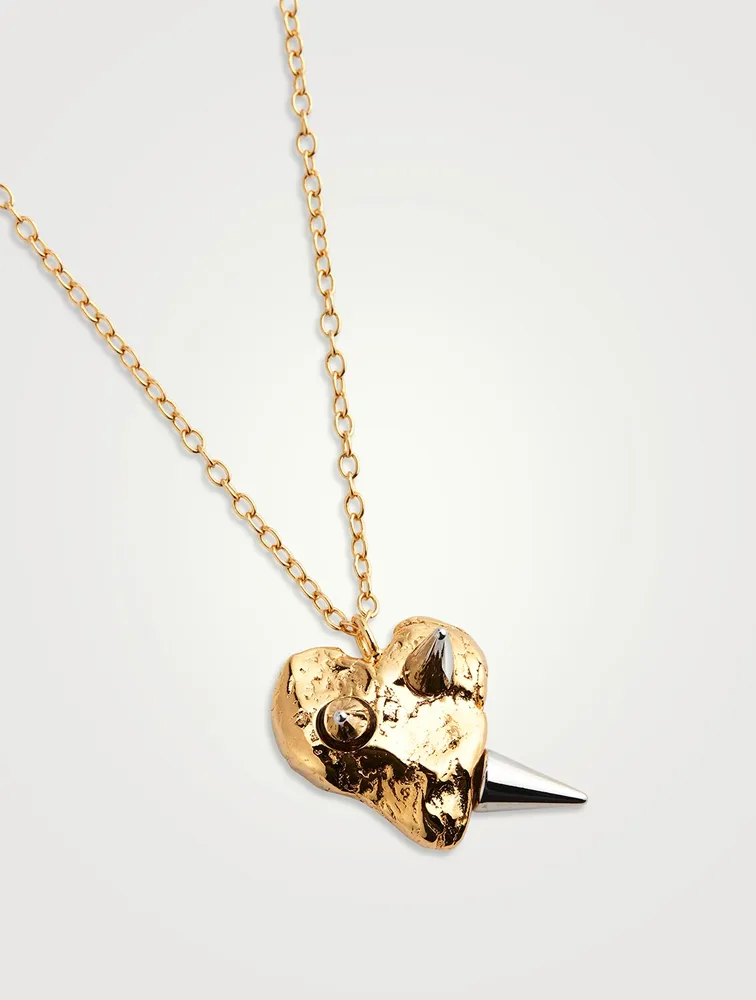 Punk Heart Necklace