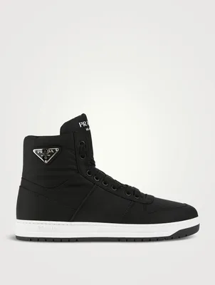 Nylon High-Top Basketball Sneakers