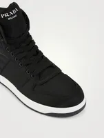 Nylon High-Top Basketball Sneakers