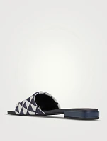 Embroidered Slide Sandals