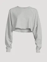 Double Take Crop Sweatshirt