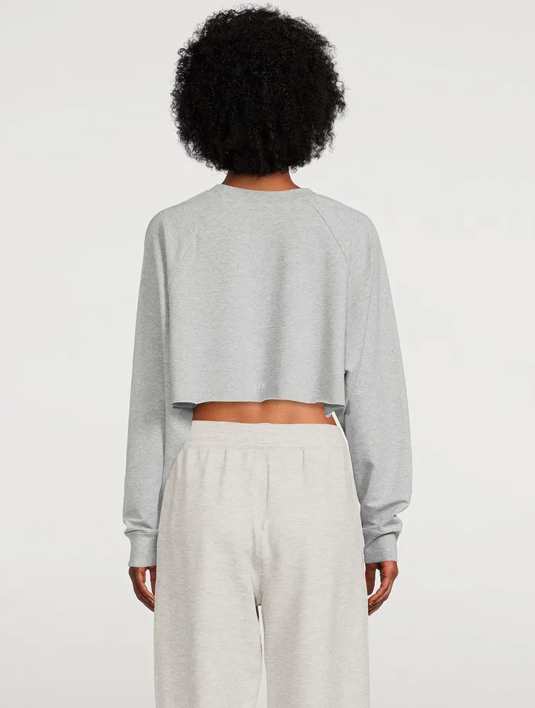 Double Take Crop Sweatshirt