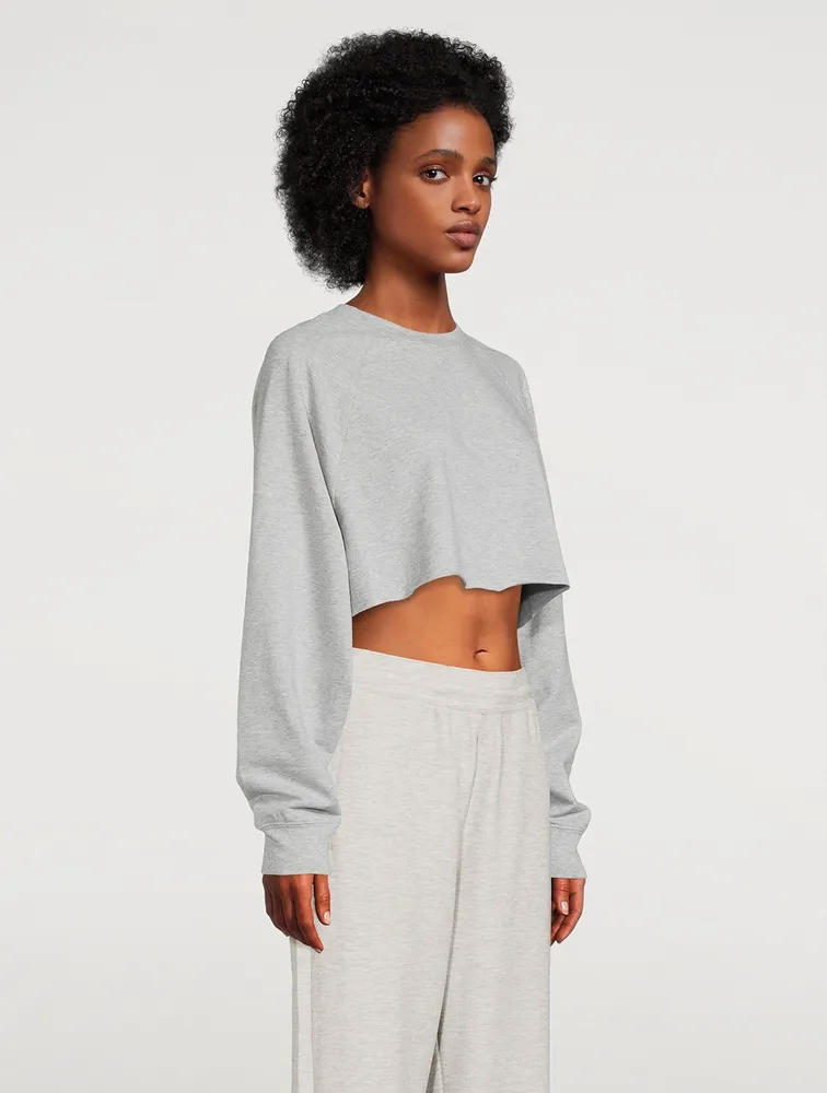 Double Take Crop Sweatshirt