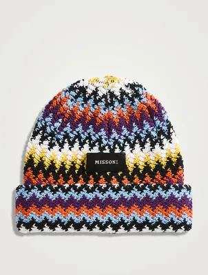 Wool Zig-Zag Toque