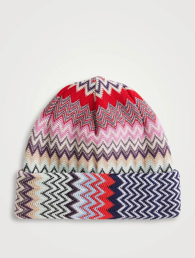 Wool Zig-Zag Toque