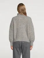 Alpine Alpaca-Blend Zip Sweater