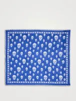 Modal And Silk Skull Scarf