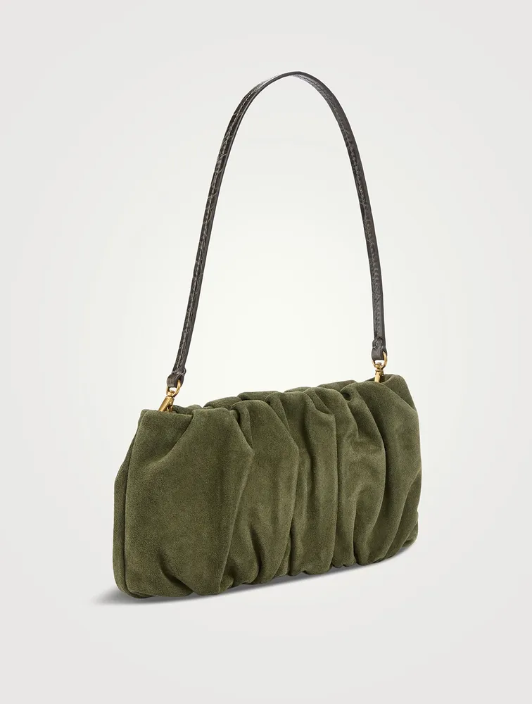 Bean Suede Shoulder Bag