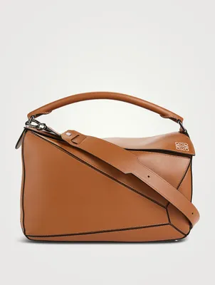 Large Puzzle Leather Bag