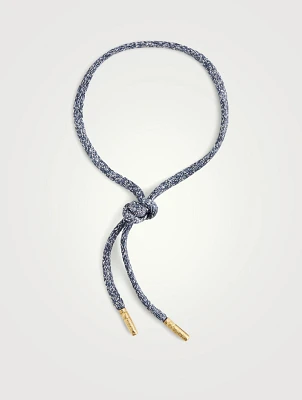 18K Gold Lurex Cord Bracelet