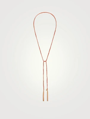Lucky 18K Rose Gold Baby Girl Necklace