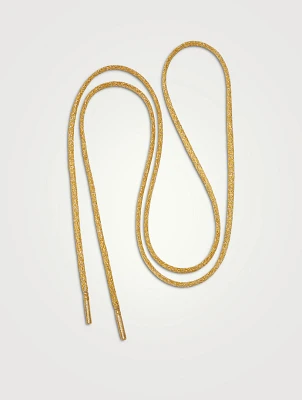 18K Gold Lurex Cord Necklace