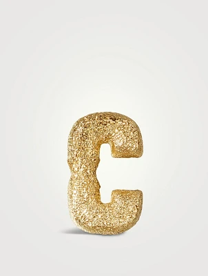 Forte Beads 18K Gold Letter C Bead