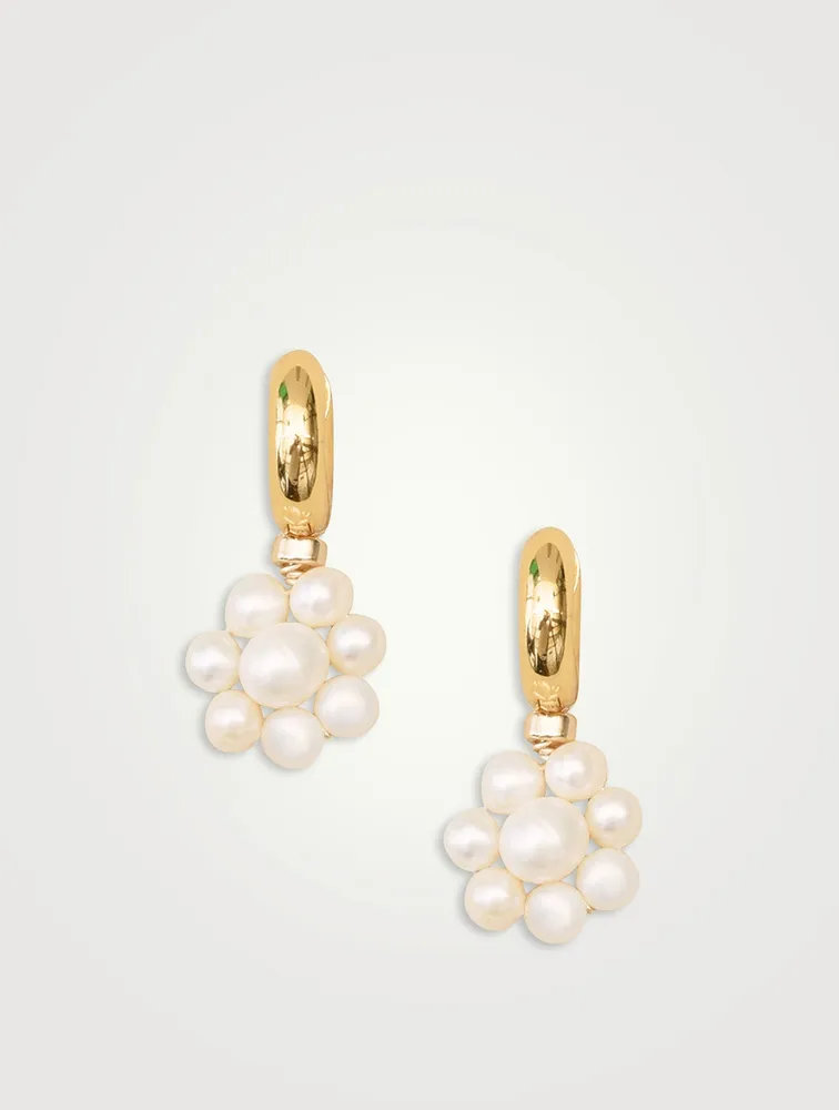Shiloh Pearl Flower Earrings