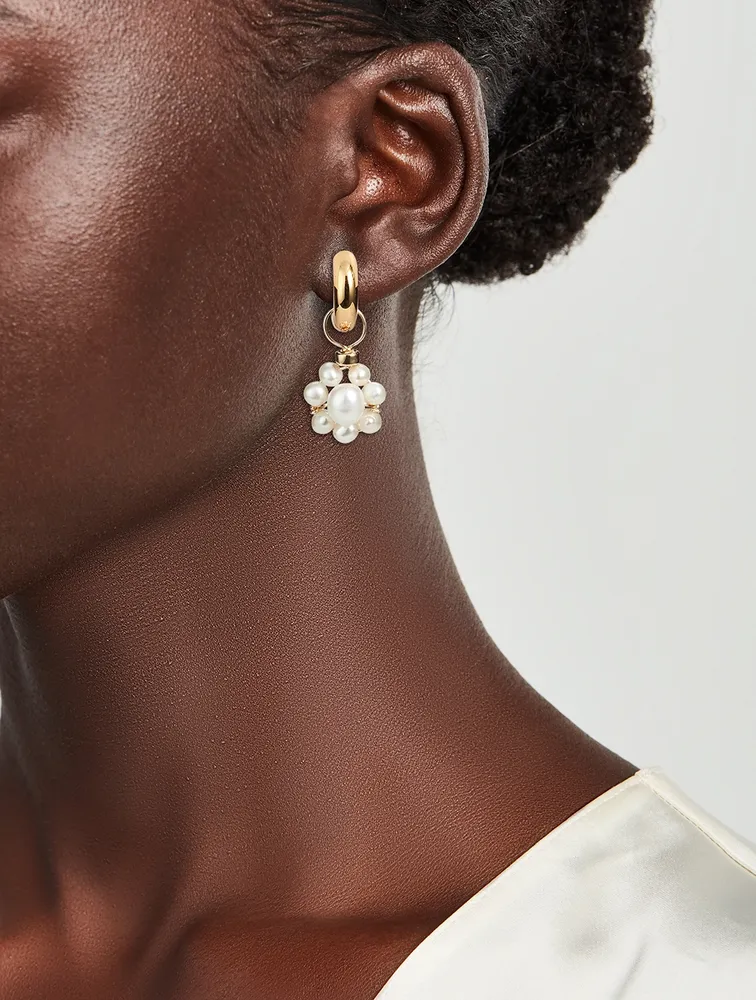 Shiloh Pearl Flower Earrings