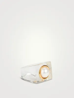 Heather Pearl Ring
