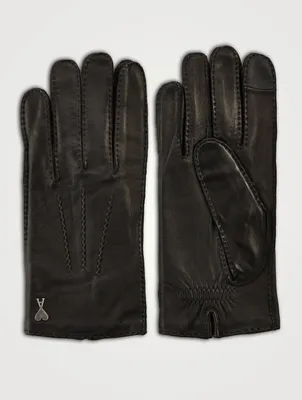 Ami De Coeur Leather Gloves