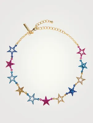Starburst Necklace With Crystals