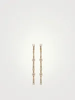 Florentine Long Drop Earrings With Faux Pearls And Crystals