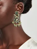 Palace Chandelier Earrings With Crystals