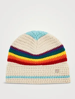 Rainbow Crochet Knit Toque