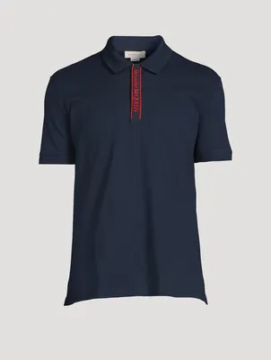 Selvedge Logo Tape Polo Shirt