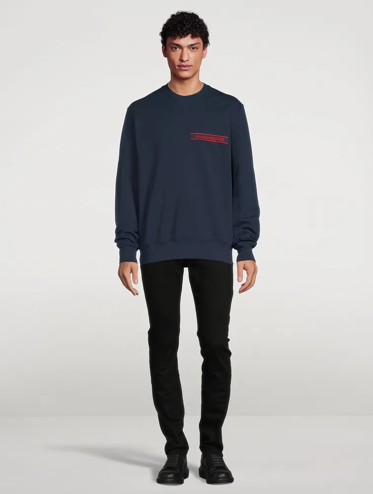 Selvedge Logo Tape Sweatshirt
