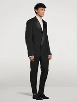 Wool Asymmetric Evening Jacket