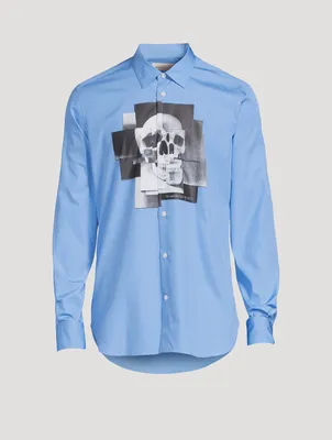 Skull Graphic Cotton Shirt