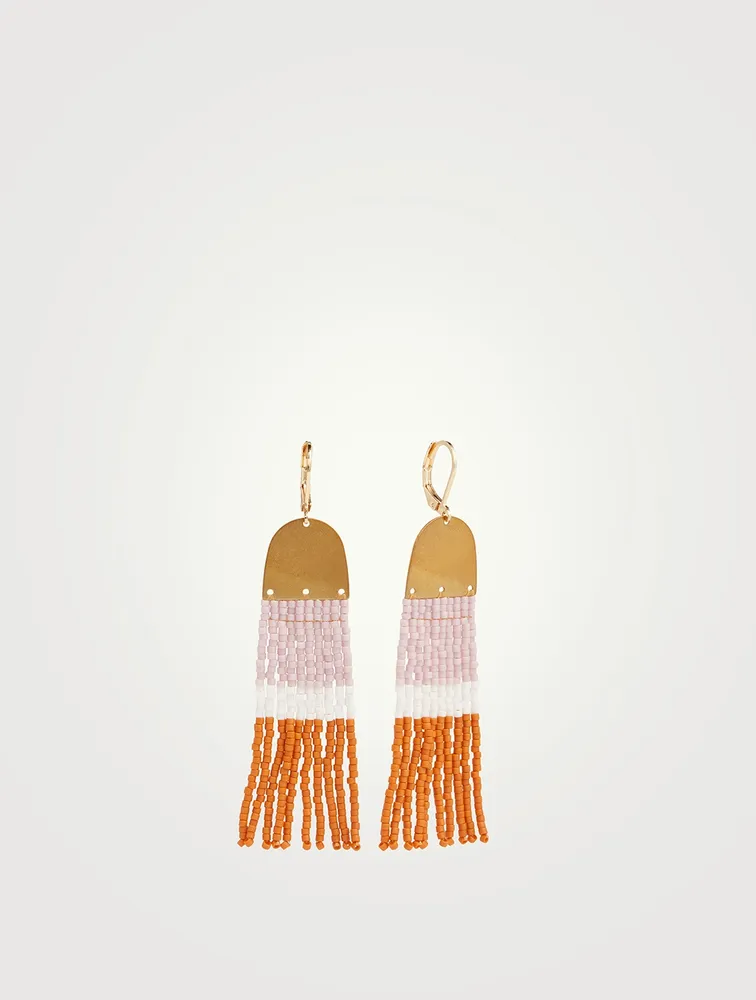 Beaded Drop Earrings