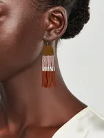 Beaded Drop Earrings