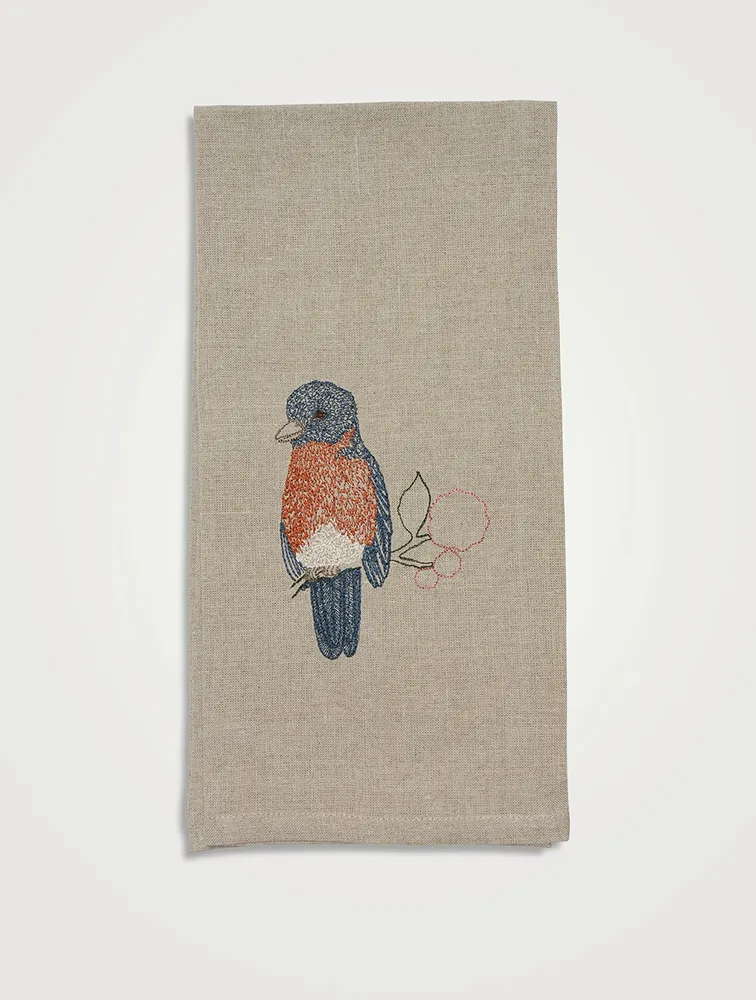 Eastern Bluebird Tea Towel