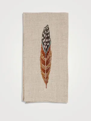 Fowl Feather Tea Towel