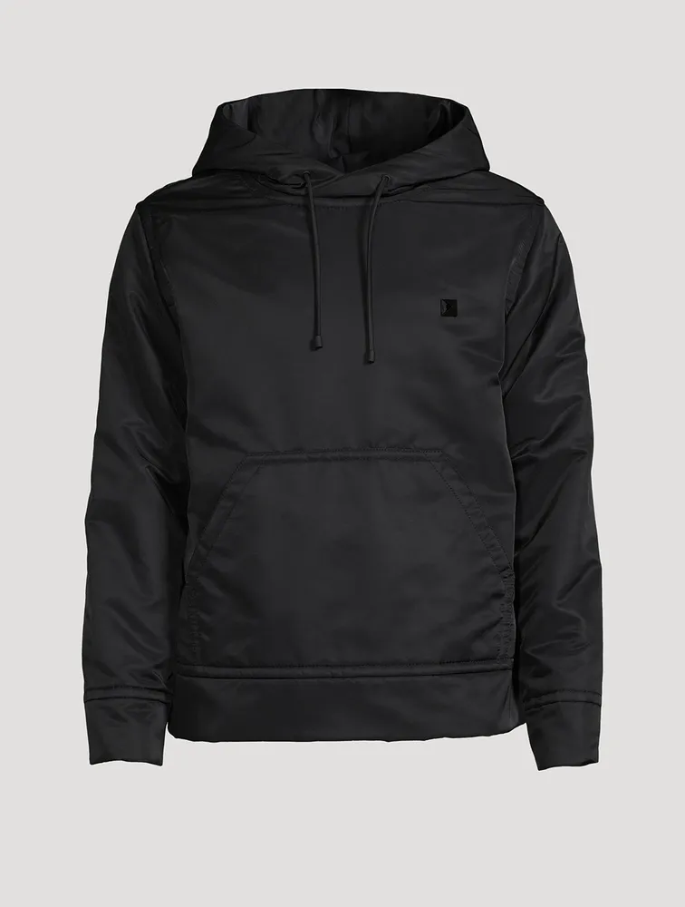 Nylon Drawstring Hoodie